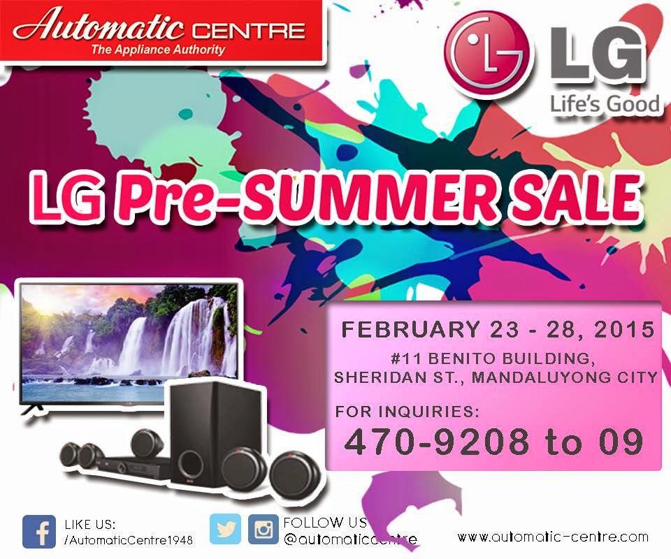 Manila Shopper LG PreSummer SALE at Automatic Warehouse Feb 2015