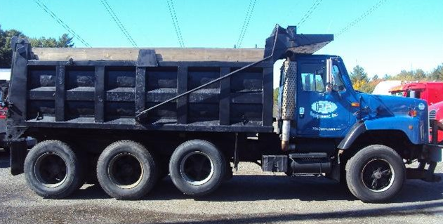 canter dump truck dam truk canter-biru