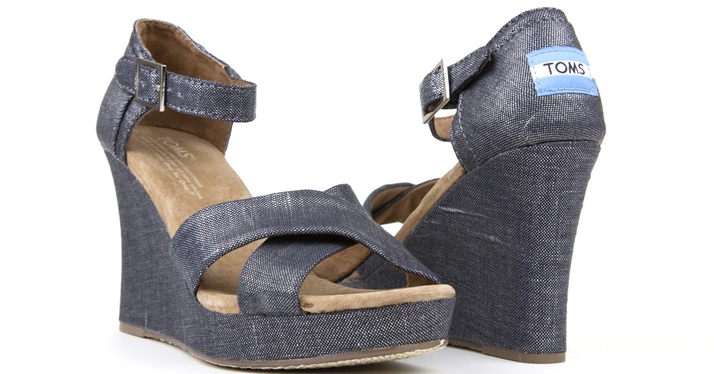 toms strappy wedge