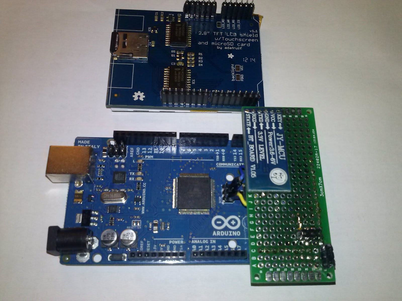 Vellamy's blog about Arduino: Bluetooth & TFT Screen