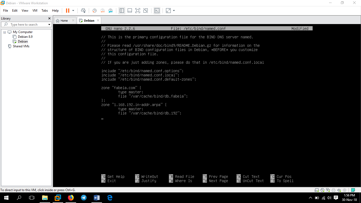 Debian dns. Dns на дебиан. debian vmware client.
