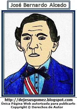 José Bernardo Alcedo Autor de la música del himno del Perú. Dibujo de José Bernardo Alcedo para niños. Dibujo de José Bernardo Alcedo hecho por Jesus Gómez