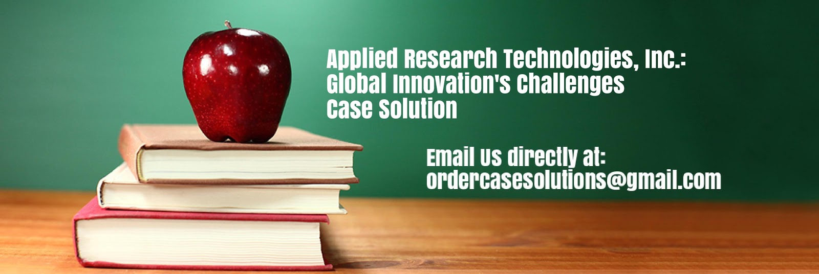 applied research technologies inc case study analysis