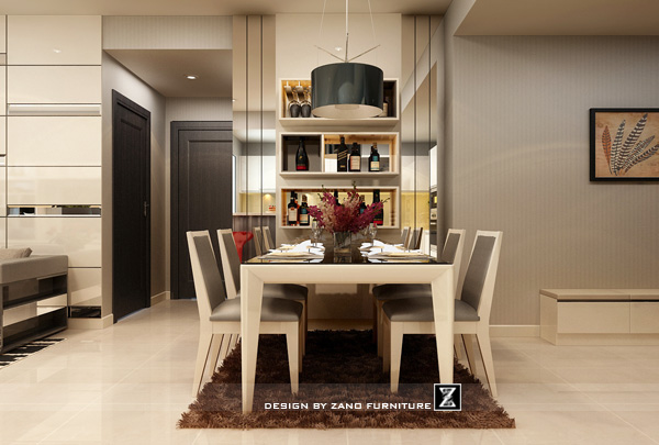 Thiết kế nội thất phòng ăn đẹp hiện đại và ấm cúng 22