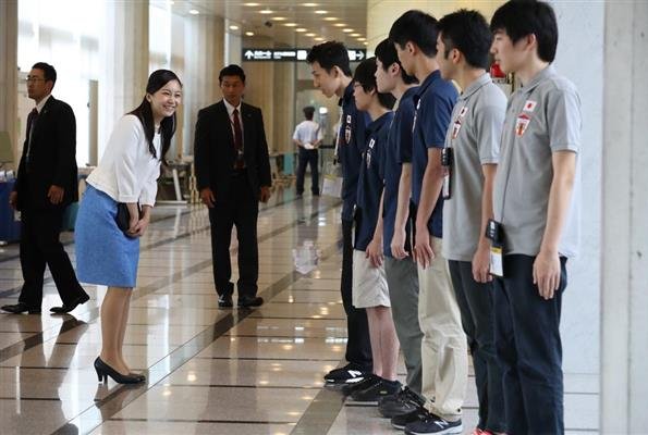 Princess Kako of Akishino opened the 30th International Olympiad in Informatics (IOI 2018) int Tsukuba