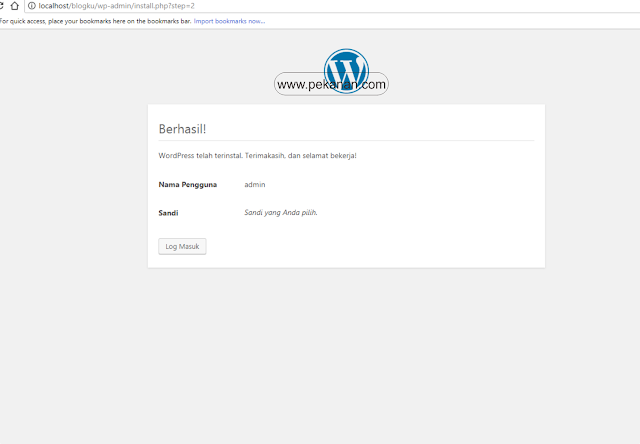 gambar cara install wp di localhost gambar cara install wp di localhost