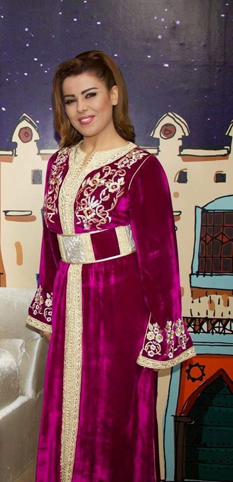 caftan velours maroc 2015