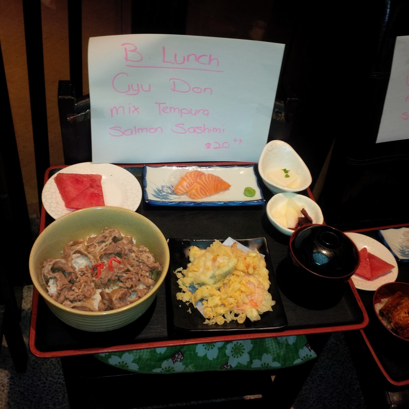 TheArcticStar's Tales Lunch at Oan Japanese Restaurant Raffles Quay