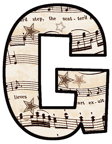 music alphabet clipart - photo #12