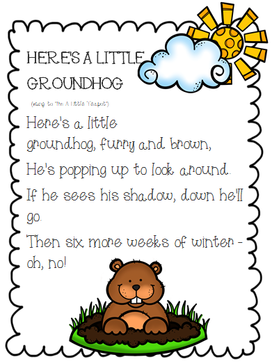The 2 Teaching Divas: Happy Groundhog's Day!!