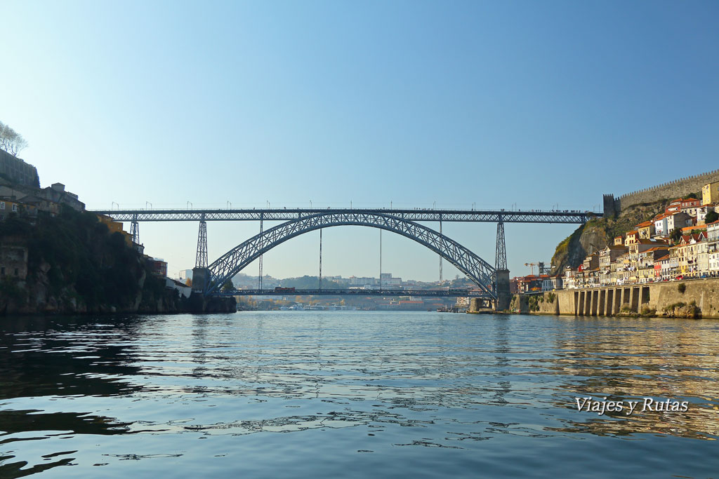 Crucero de los seis puentes de Oporto