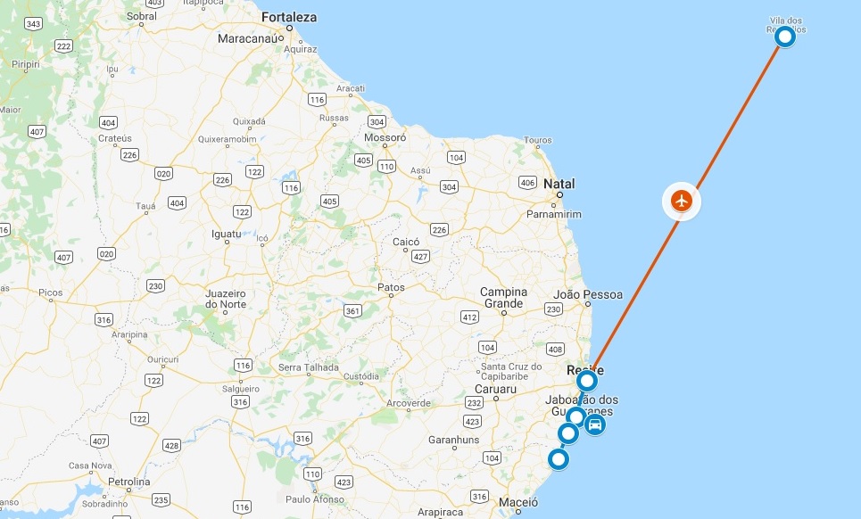 Roteiro de Viagem Fernando de Noronha e Praias de Pernambuco