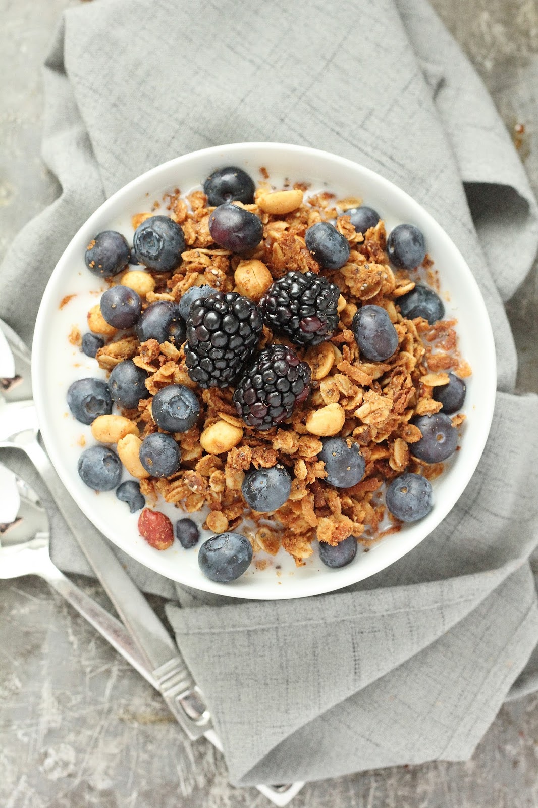 Peanut Butter Chia Seed Granola