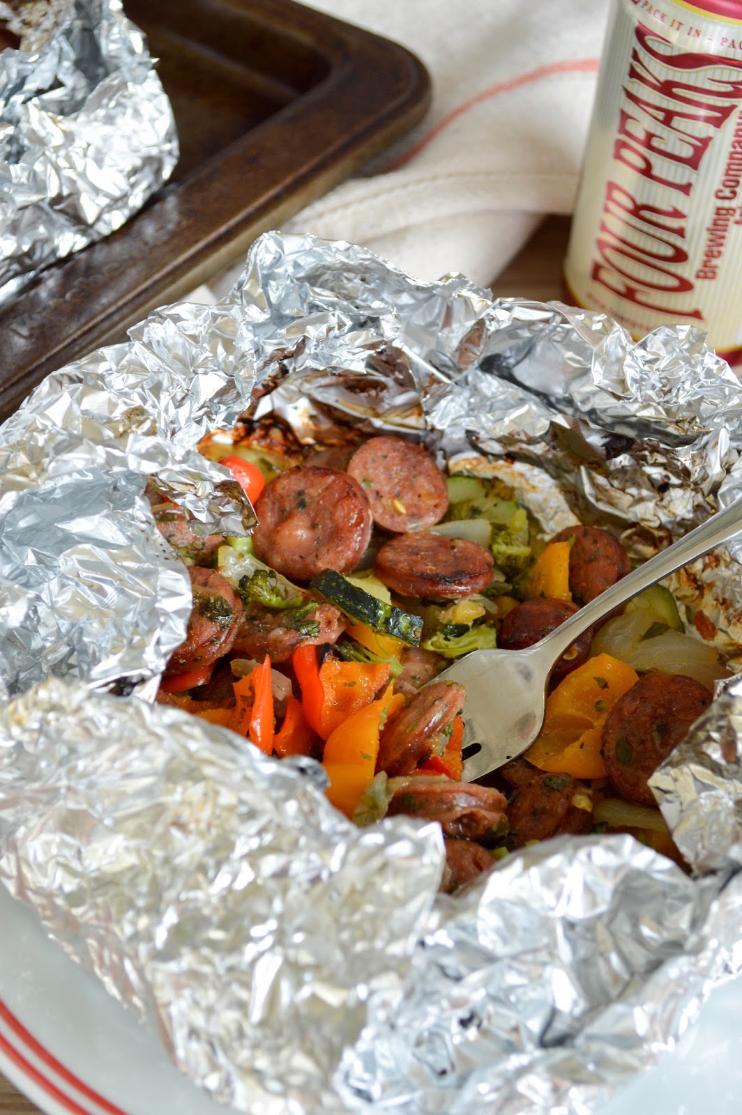 Hot Dog It's a Food Blog Tin Foil Grill Packs