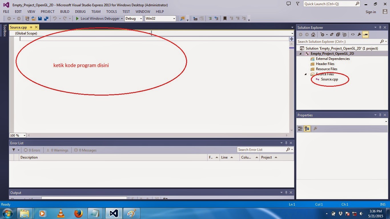 Eclipse project. Empty project. Loner warrior. Eclipse program. Empty project.