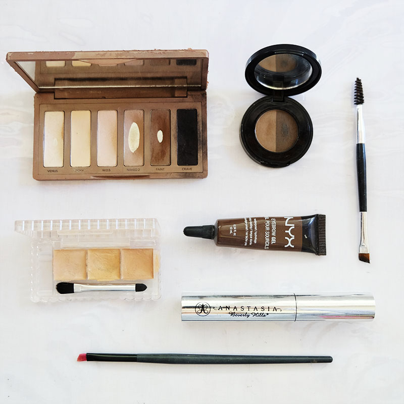Eyebrow Routine Products featuring NYX, Anastasia, Urban Decay, Canmake