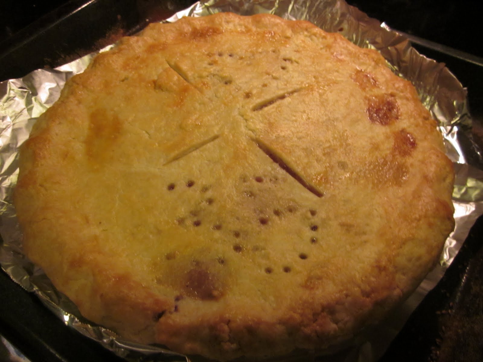 Fiddling thru Fiddlehead (Wild) Blueberry Pie