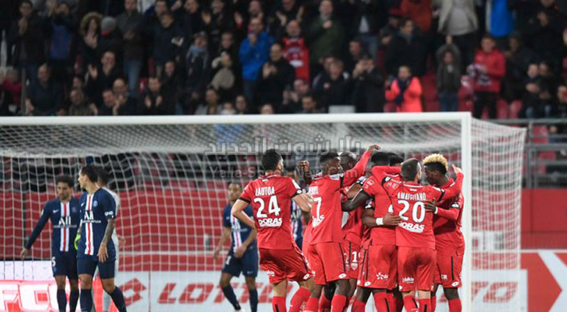 باريس سان جيرمان يسقط امام فريق ديجون بهدفين لهدف في الجولة الثانيه عشر من الدوري الفرنسي