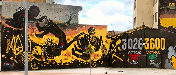 Resultado de imagen para muralismo patriotico colombia