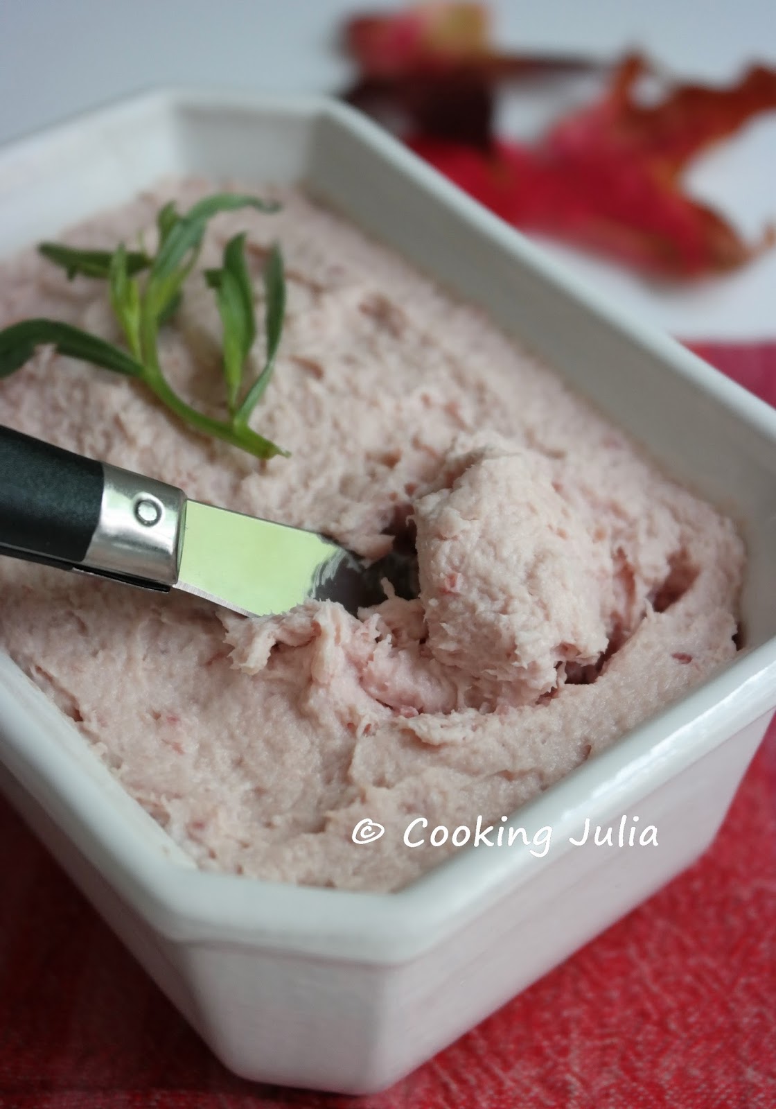 COOKING JULIA MOUSSE EXPRESS DE JAMBON BLANC AU PORTO