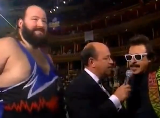 WWF / WWE: Battle Royal at the Royal Albert Hall: Jimmy Hart and Earthquake talk to Mean Gene Okerlund