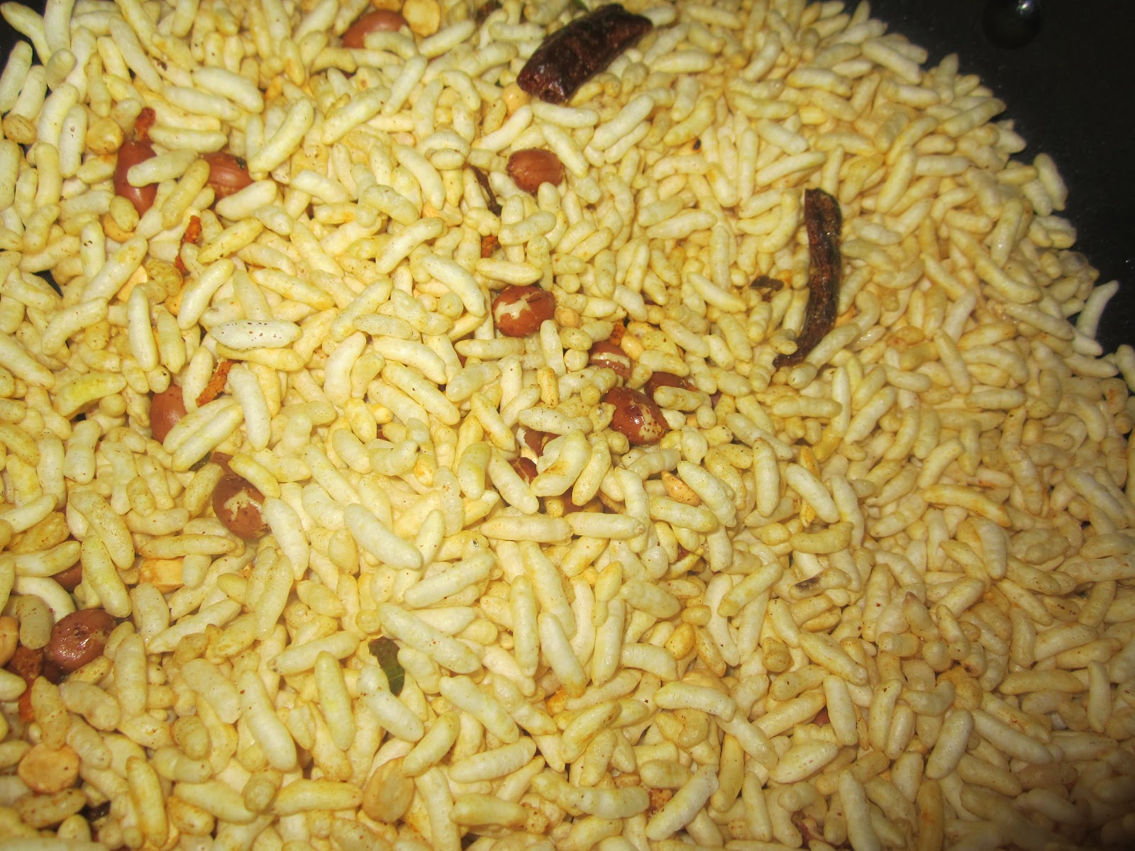 Authentic Indian Recipes PUFFED RICE MIXTURE/ MANDAKKI