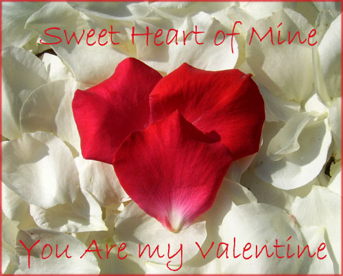 Valentine Greeting - Roses Heart ~ Valentine Greetings