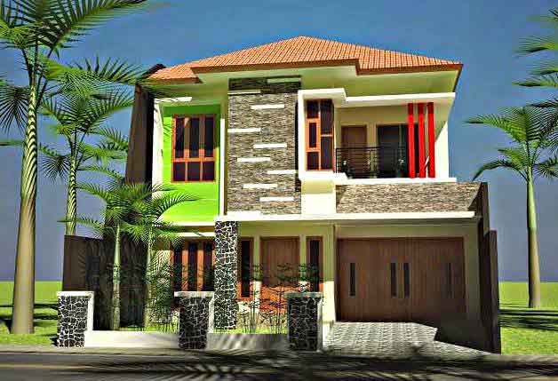 Inspirasi Model Desain Rumah Minimalis 2 Lantai Sederhana 2016