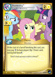 My Little Pony Fluttershy, Conflict Resolver High Magic CCG Card