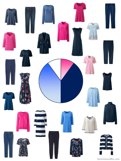 Focused and Refined spring wardrobe with color palette Focused and Refined spring wardrobe with color palette