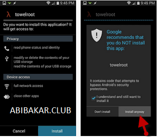 Instal TowelRoot Di Android Instal TowelRoot Di Android