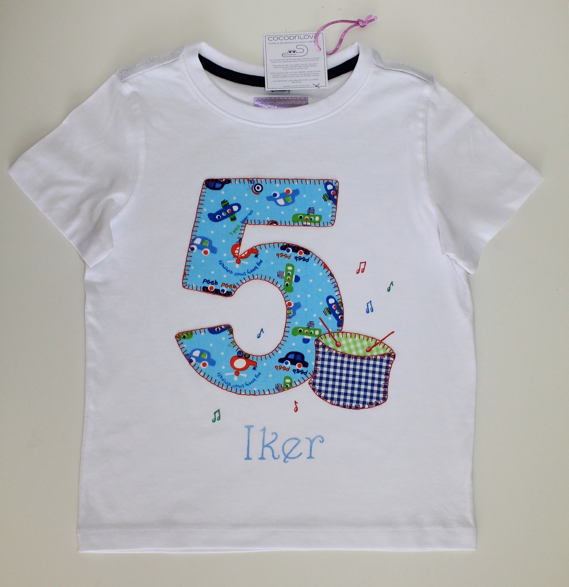 Camiseta cumpleaños 5 años sale