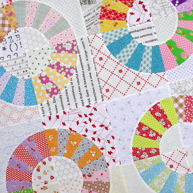 Color Wheel Block Quilt II - A Variation | Red Pepper Quilts 2015