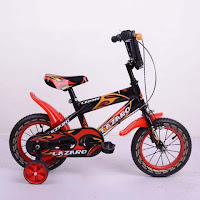 12 lazaro sepeda anak bmx Red/Green