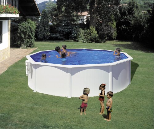 piscine acier blanc o3 50m