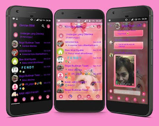 BBM MOD Droid Chat Pink Theme Catty v3.2.5.12 BBM MOD Droid Chat Pink Theme Catty v3.2.5.12