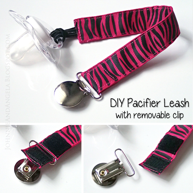 Johnnie and Angela DIY Pacifier Leash Tutorial