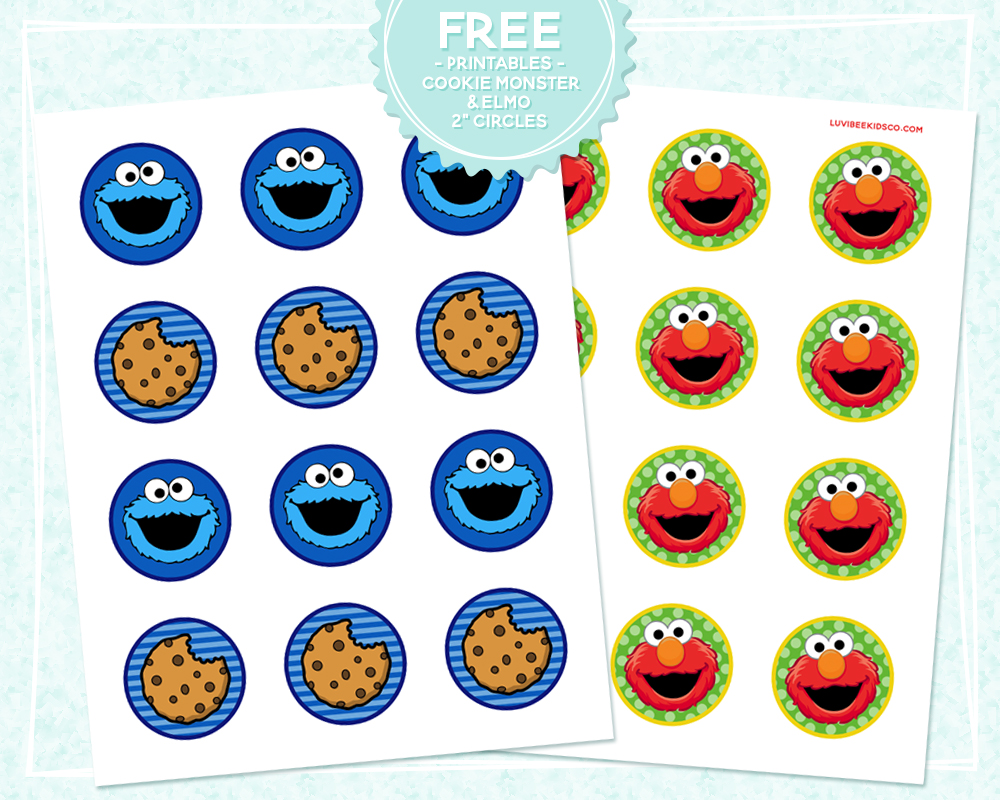 Cookie Monster Free Printables