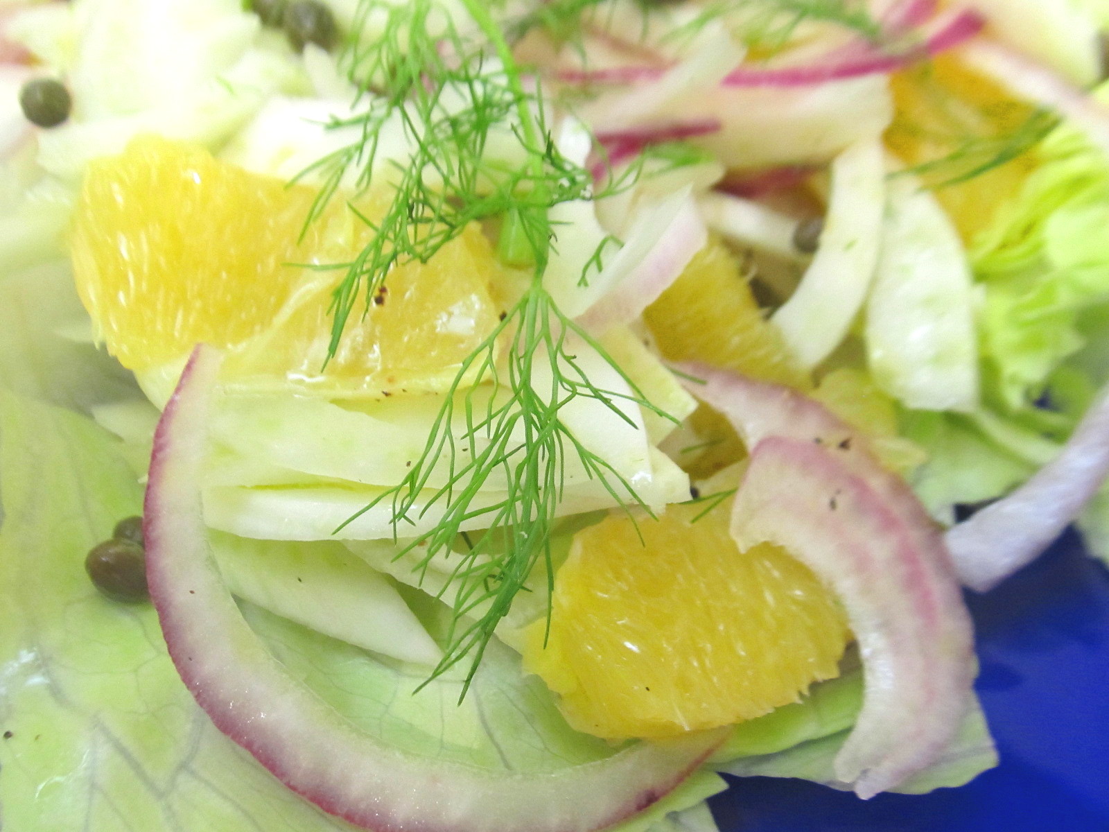 Food and Thrift Fennel, Orange, and Onion Salad