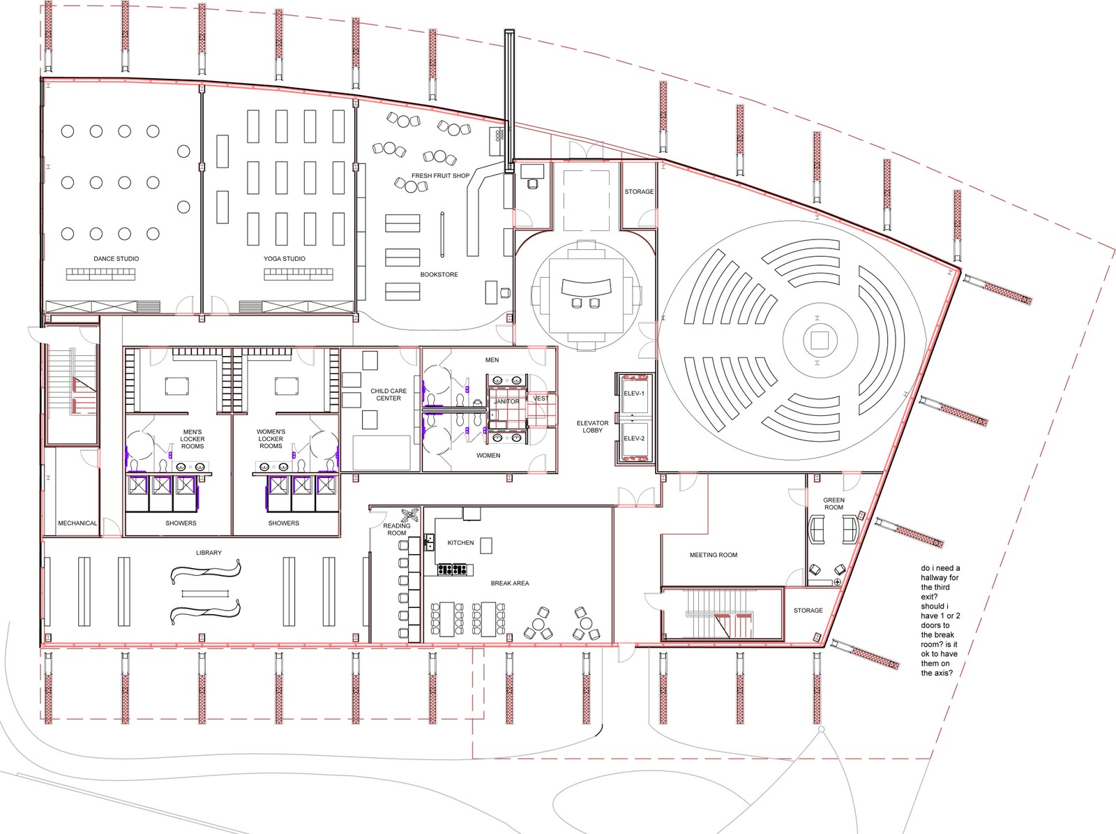 GreenSphere Wellness Center Revised Floor Plan First and