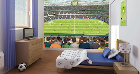 Marzua: Habitación infantil futbolera
