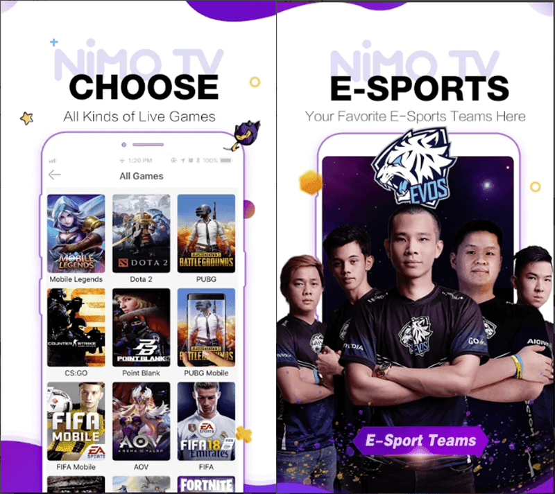 You can stream and watch different games and events You can stream and watch different games and events