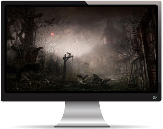 Diablo III in The Shadow of the Demon Temple - Fond d'écran en Ultra HD 4k 2160p