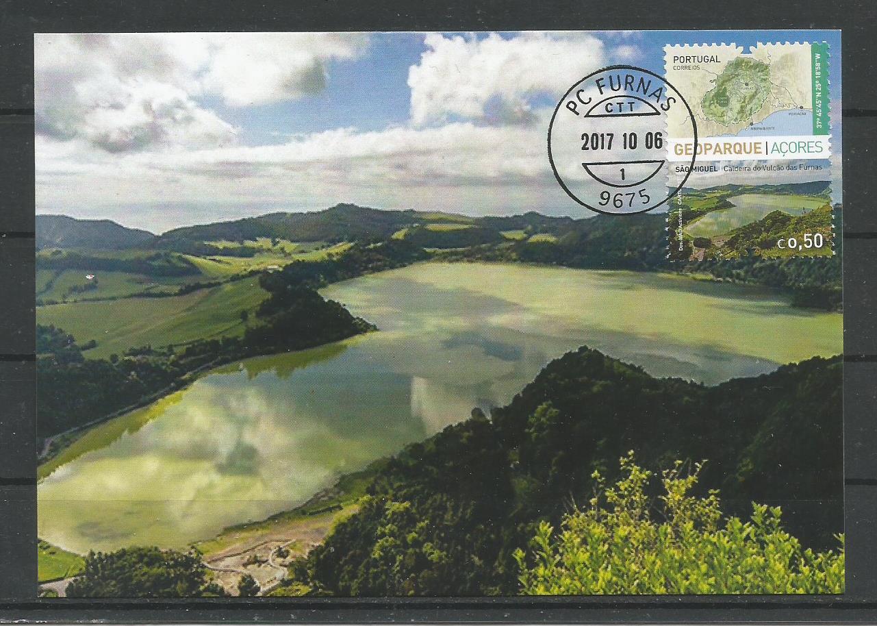 O Filatelista: Paisagens dos Açores em Postais Máximos