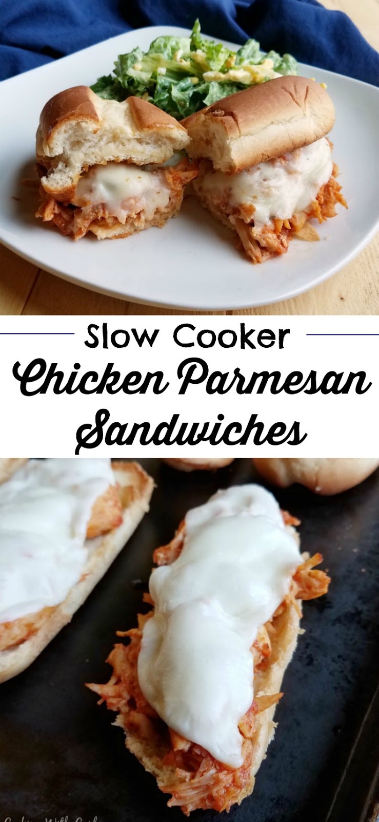 Cooking With Carlee Slow Cooker Chicken Parmesan Sandwiches