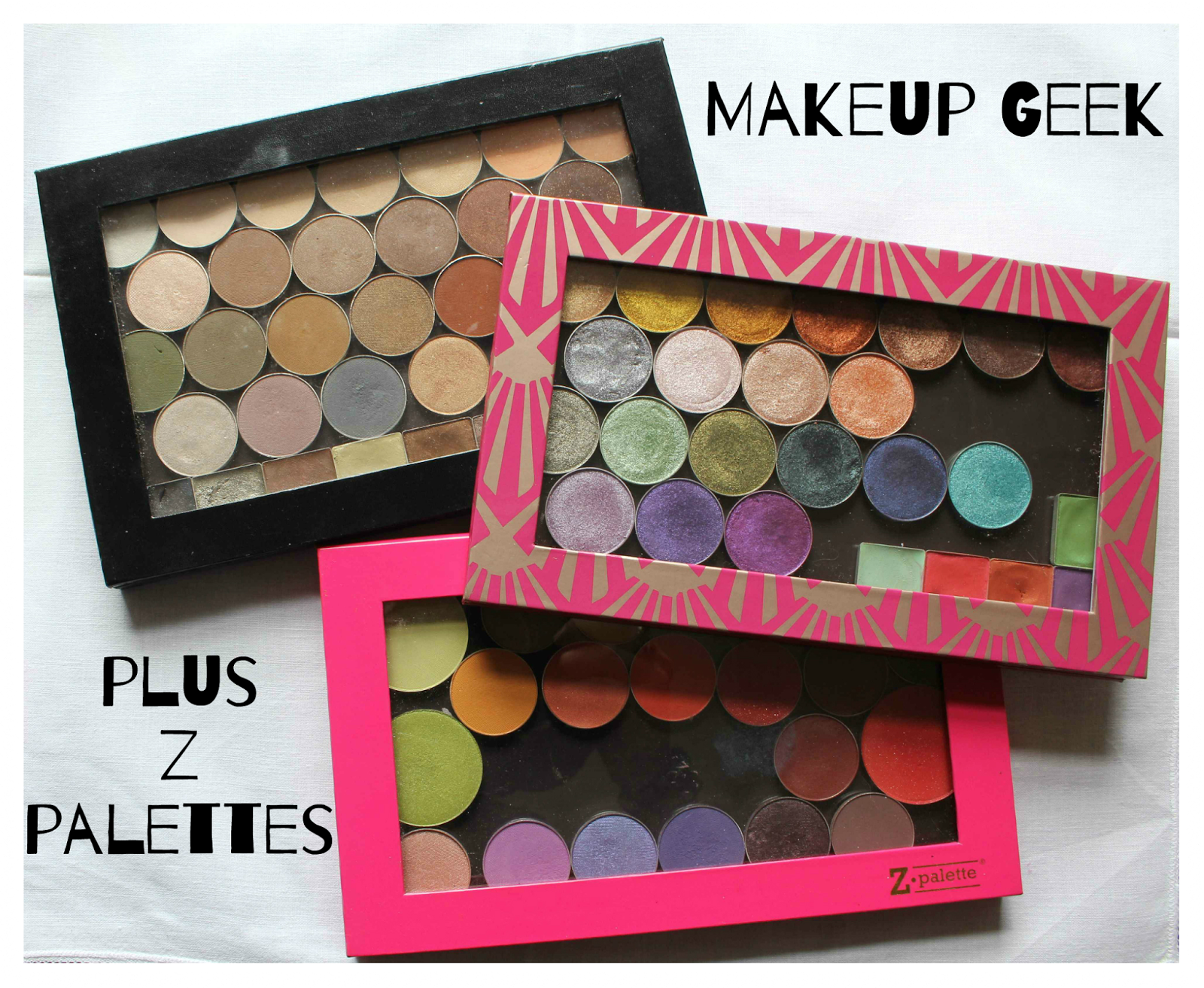 Nothing Rhymes With Rachel Makeup Geek Week playing with Z Palettes