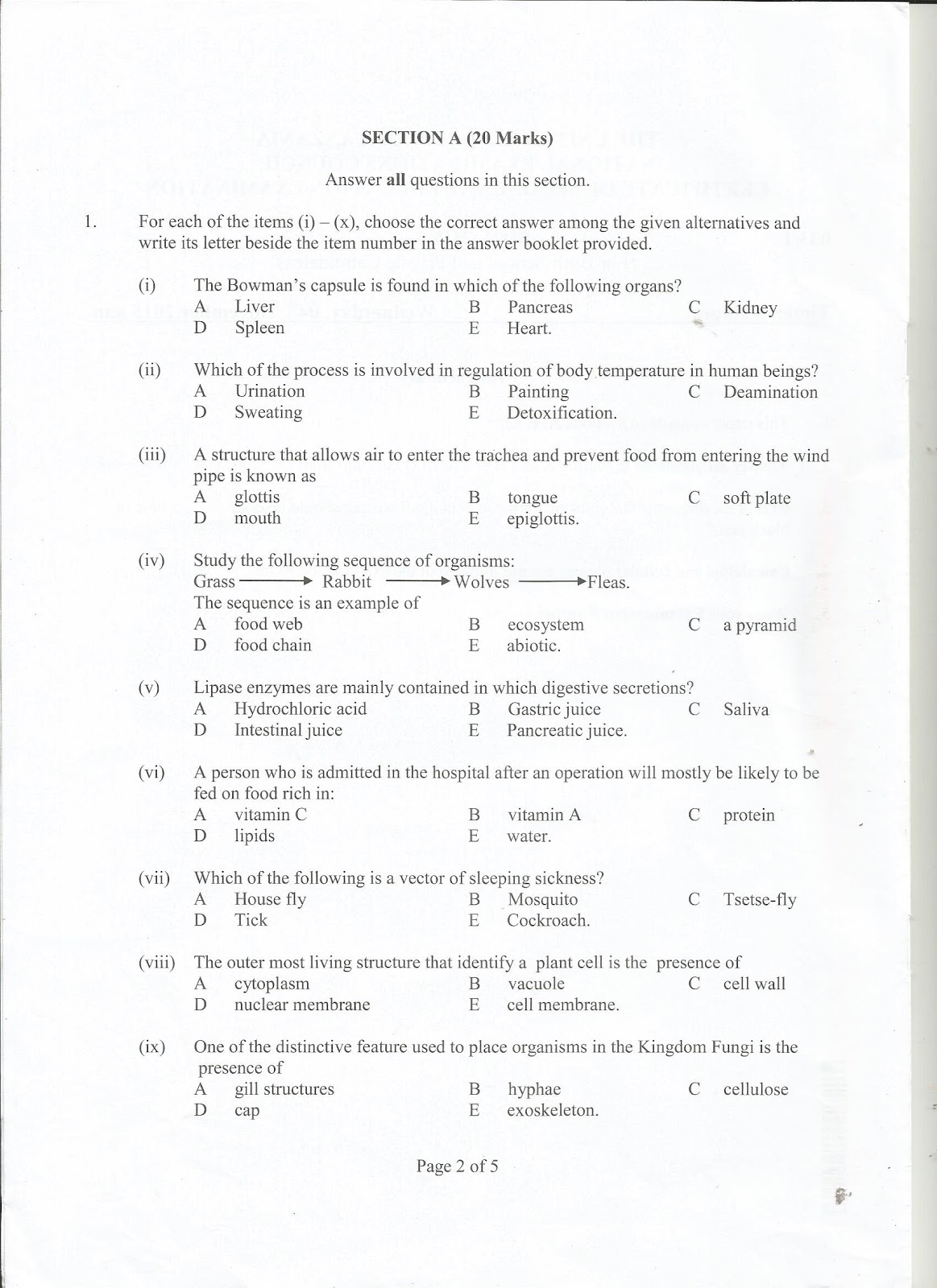 Biology form 4 chapter 2 questions and answers pdf image