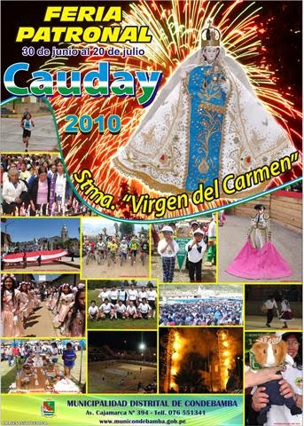 Se vienen la fiesta de Cauday y del Caserío Huayllabamba en julio