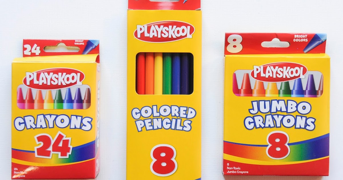 Playskool Jumbo Crayons for kids, non-toxic, 10 count Bright colors