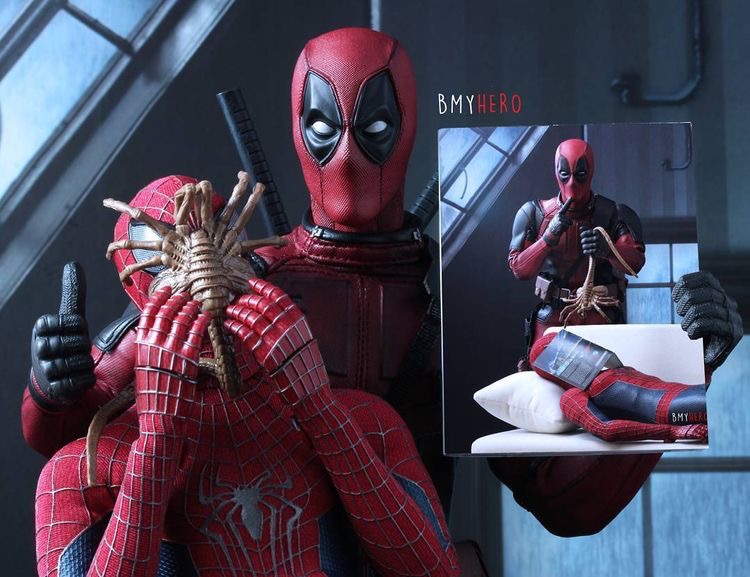 SpiderMan & Deadpool Wallpaper & Telefon Duvar Kağıdı